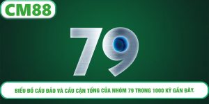 Biểu đồ cầu đảo và cầu cận tổng của nhóm 79 trong 1000 kỳ gần đây.